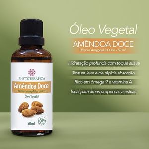 Óleo Vegetal de Amêndoa Doce - 500ml